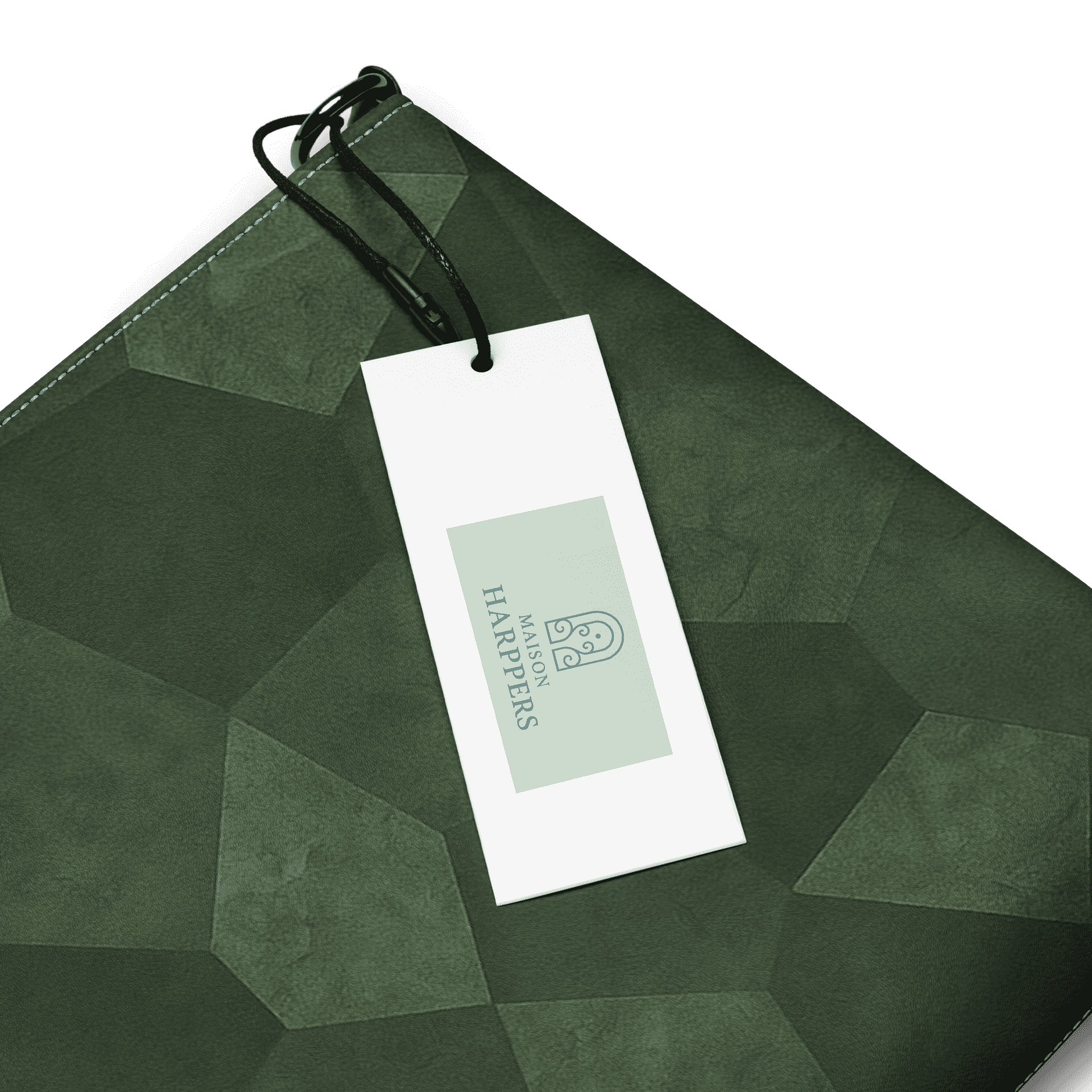 Pochette bandoulière en faux cuir, couleur vert