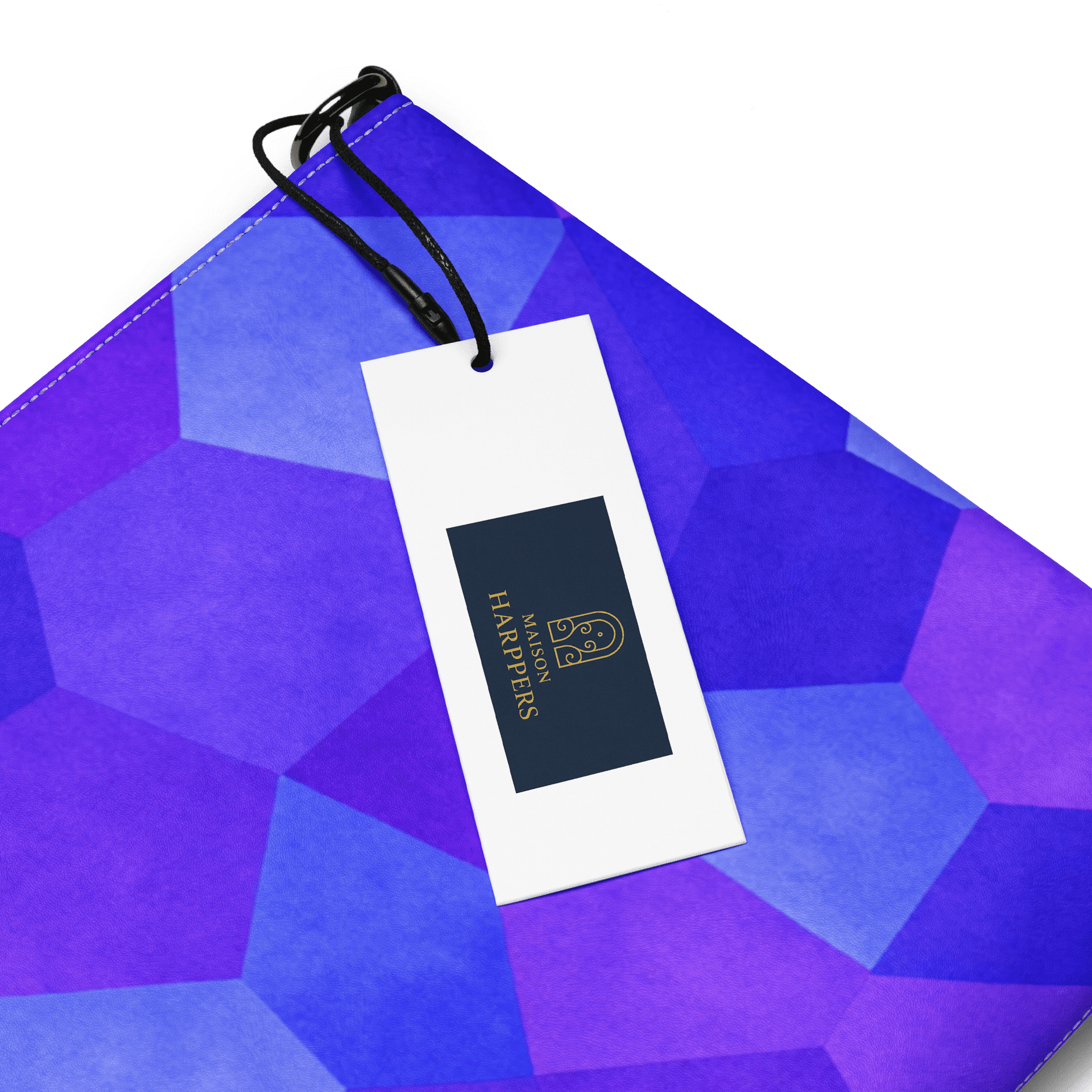 Pochette bandoulière en faux cuir, couleur bleu