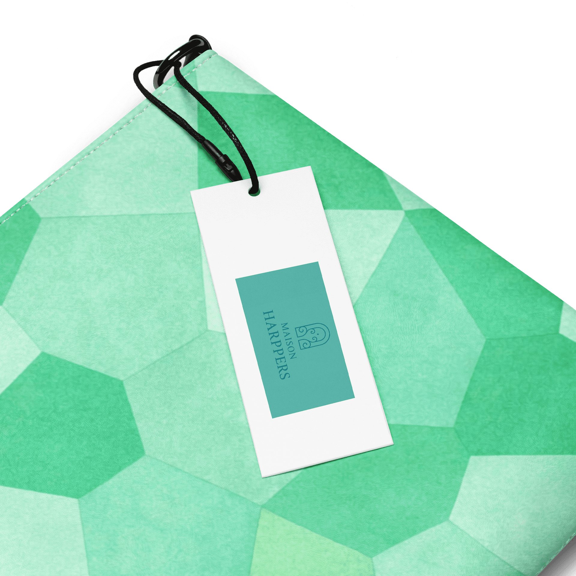 Pochette bandoulière en faux cuir, couleur vert