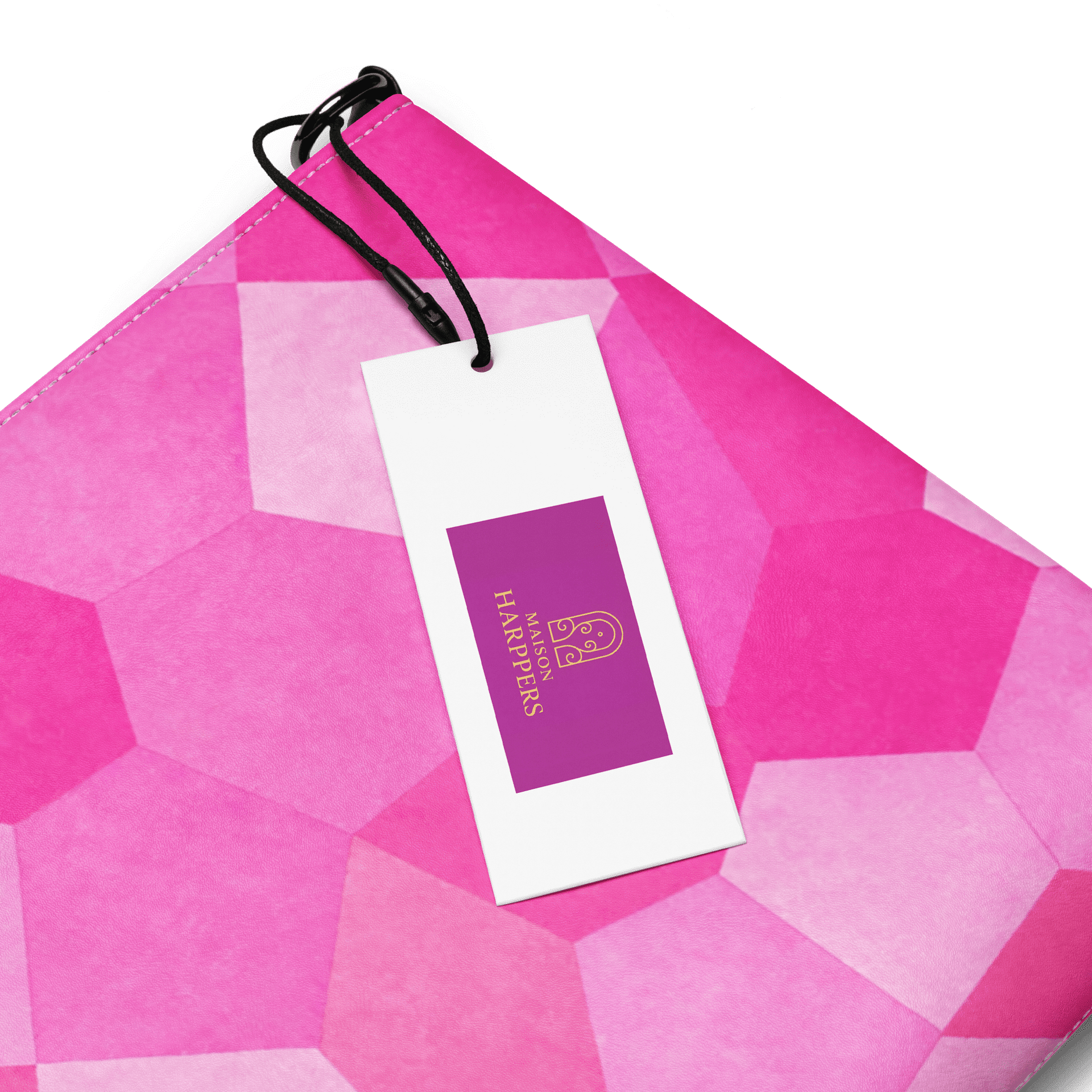 Pochette bandoulière en faux cuir, couleur rose