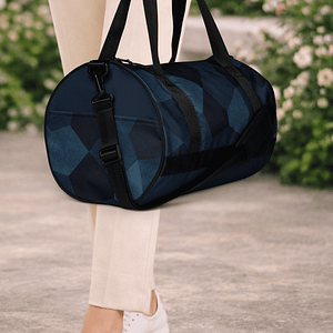 Sac de voyage bleu. Compact, structuré et résistant. Idéal pour vos trajets courts et vos séances de sport