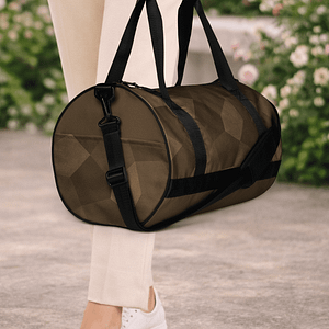 Sac de voyage marron. compact, structuré et résistant. Idéal pour vos trajets courts et vos séances de sport